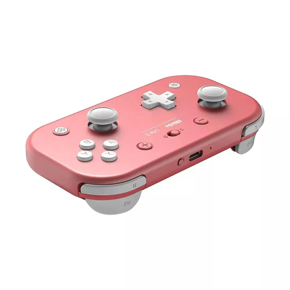 Pad 8BitDo Lite 2 do Nintendo Switch, Android Bezprzewodowy/Przewodowy- Różowy