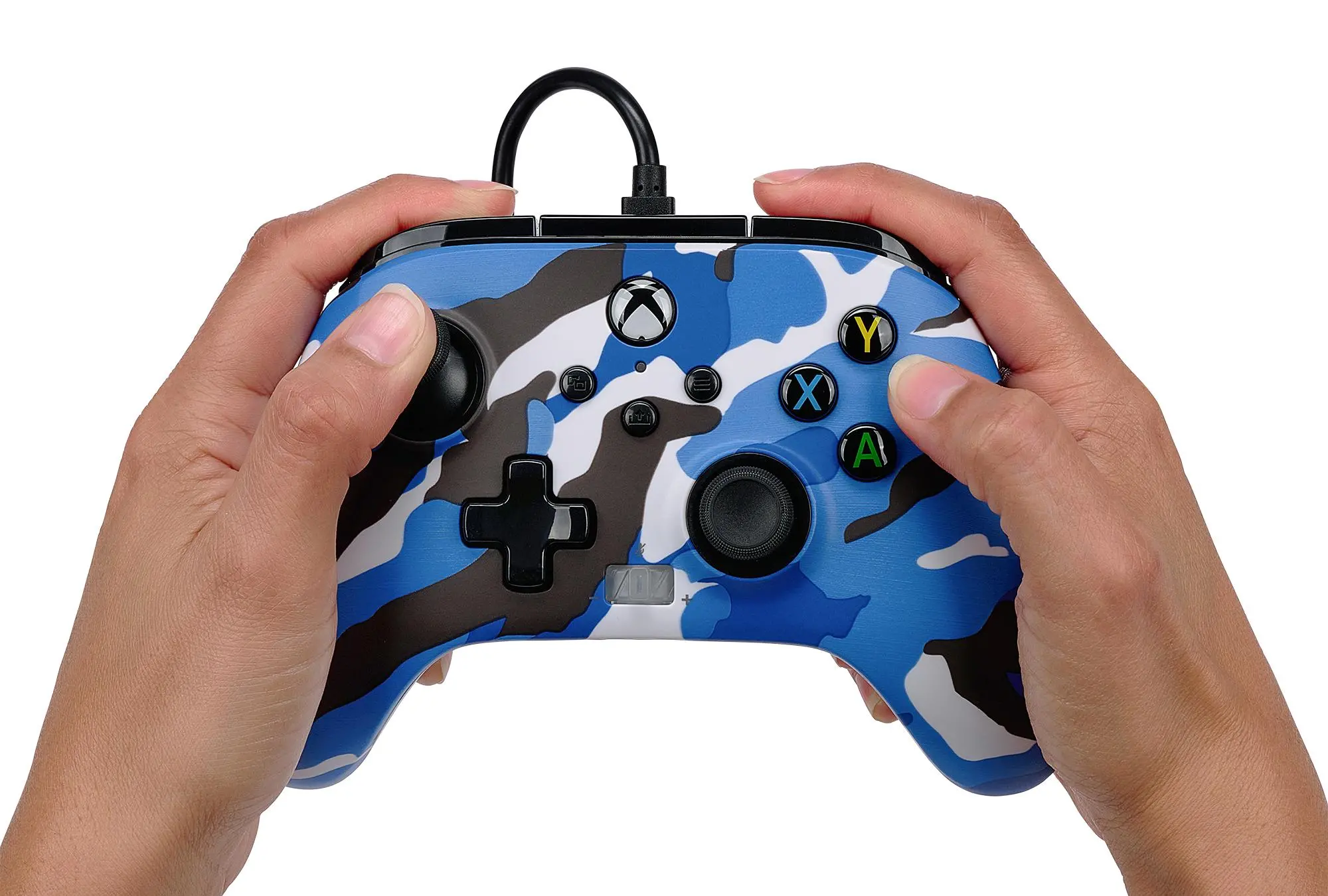 Pad PowerA Enhanced Blue Camo do Xbox Series X/S, Xbox One, PC Przewodowy