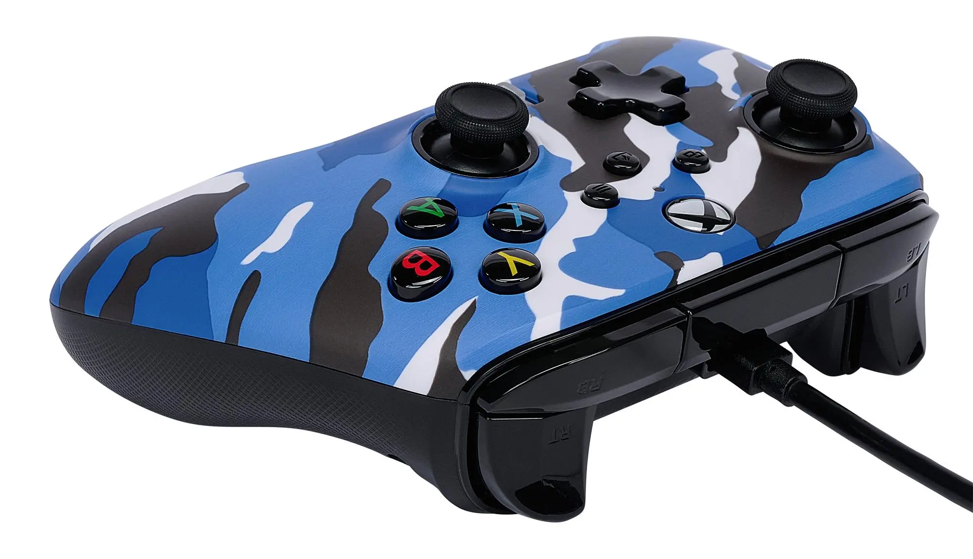 Pad PowerA Enhanced Blue Camo do Xbox Series X/S, Xbox One, PC Przewodowy