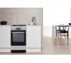 Kuchnia gazowo-elektryczna Whirlpool WS5G8CHX/E Termoobieg