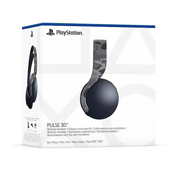 Słuchawki Sony Sony PlayStation 5 PULSE 3DS zary kamuflaż