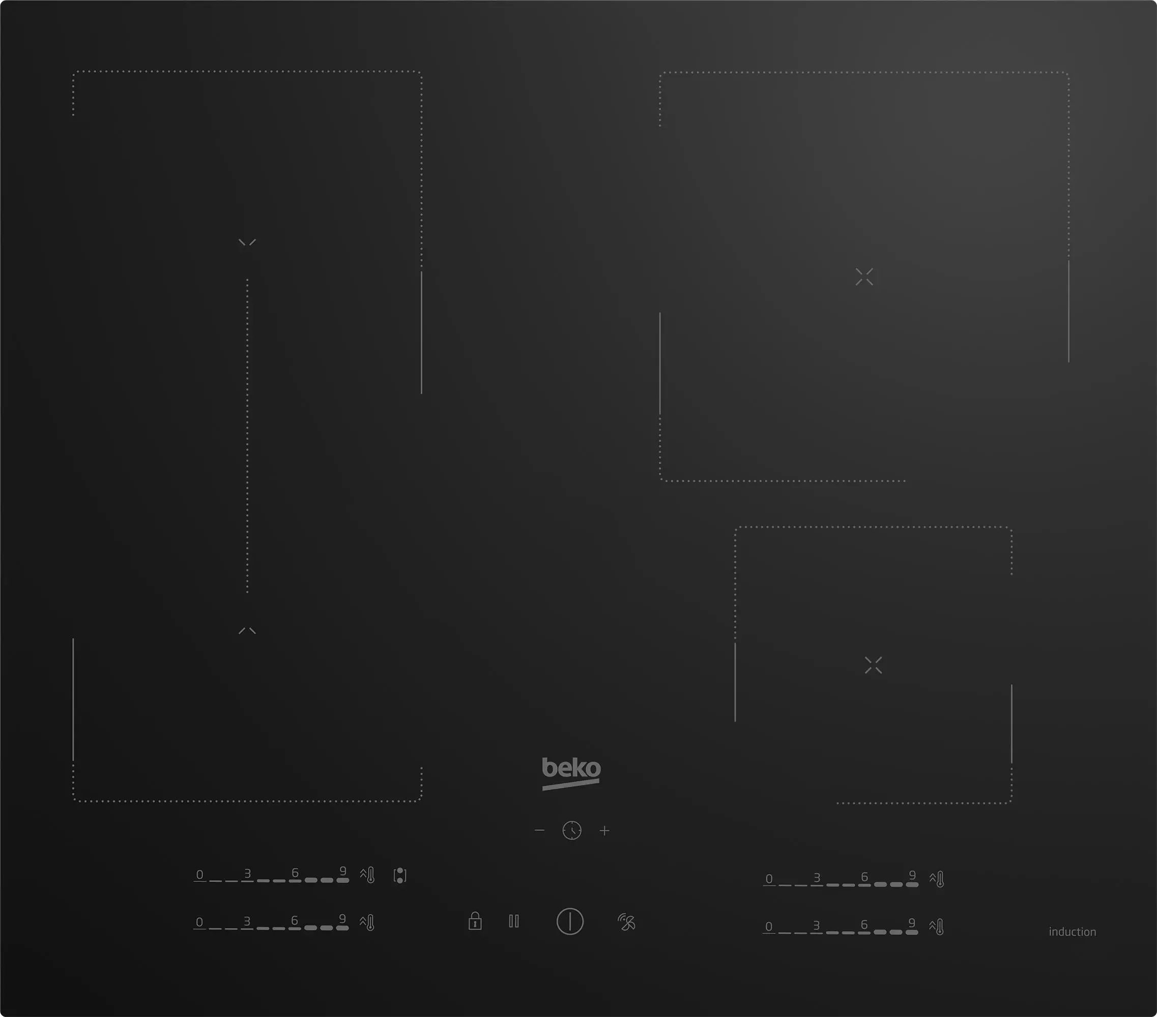 Płyta indukcyjna Beko bPro500 HII64700QUFT Slim IndyFlex 59cm