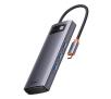 Hub USB Baseus Metal Gleam Series WKWG030213  Szary