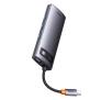 Hub USB Baseus Metal Gleam Series WKWG030213  Szary