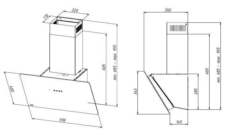 Okap Akpo WK-11 Smart 60 Biały