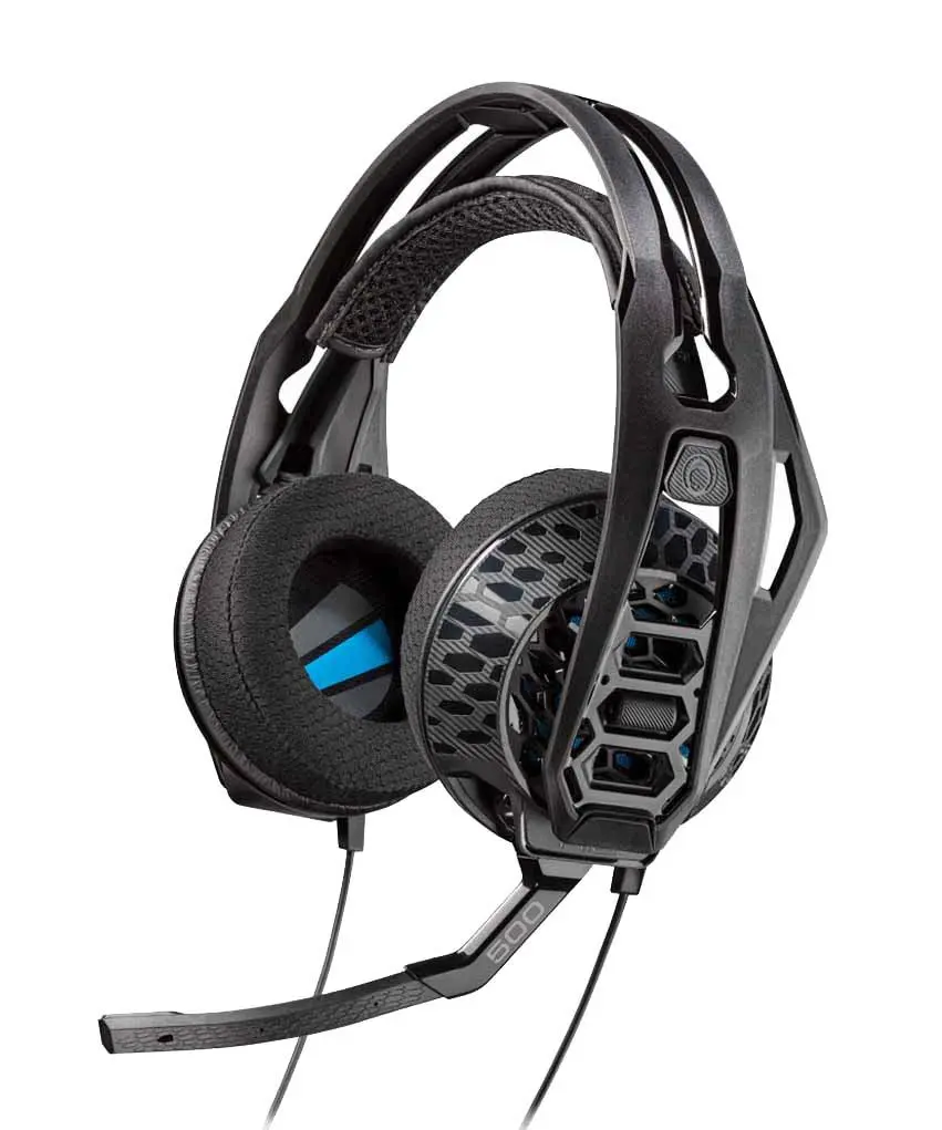 Słuchawki przewodowe z mikrofonem Plantronics RIG 500 E Nauszne Czarny