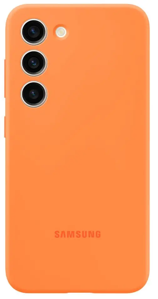 Etui Samsung Silicone Cover do Galaxy S23 Pomarańczowy