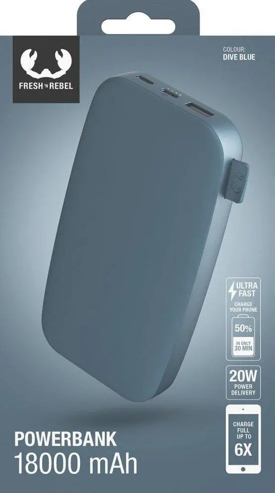 Powerbank Fresh 'n Rebel 2PB18100DB 18000mAh 20W Dive blue