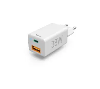 Ładowarka sieciowa Hama Mini Power Delivery/ Qualcomm /38W Biały