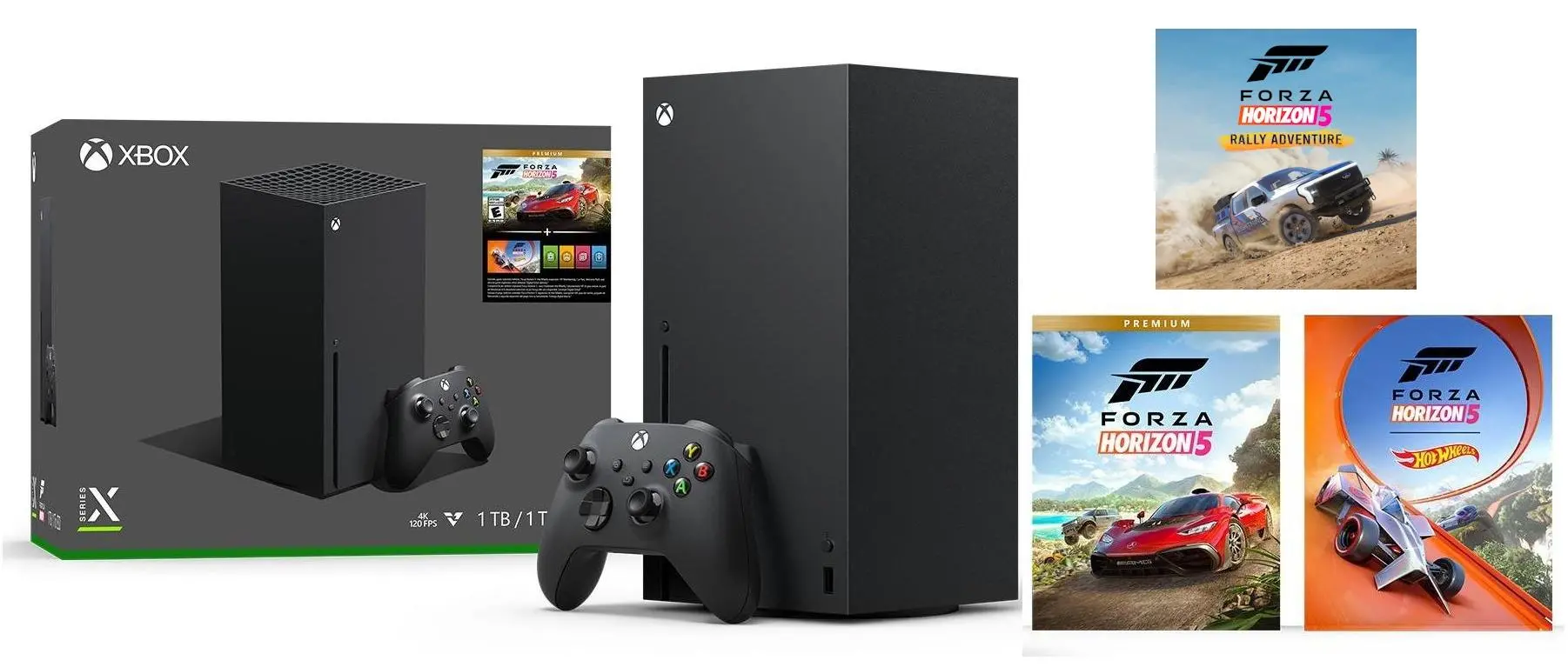 Konsola Xbox Series X 1TB z napędem + Forza Horizon 5 Bundle