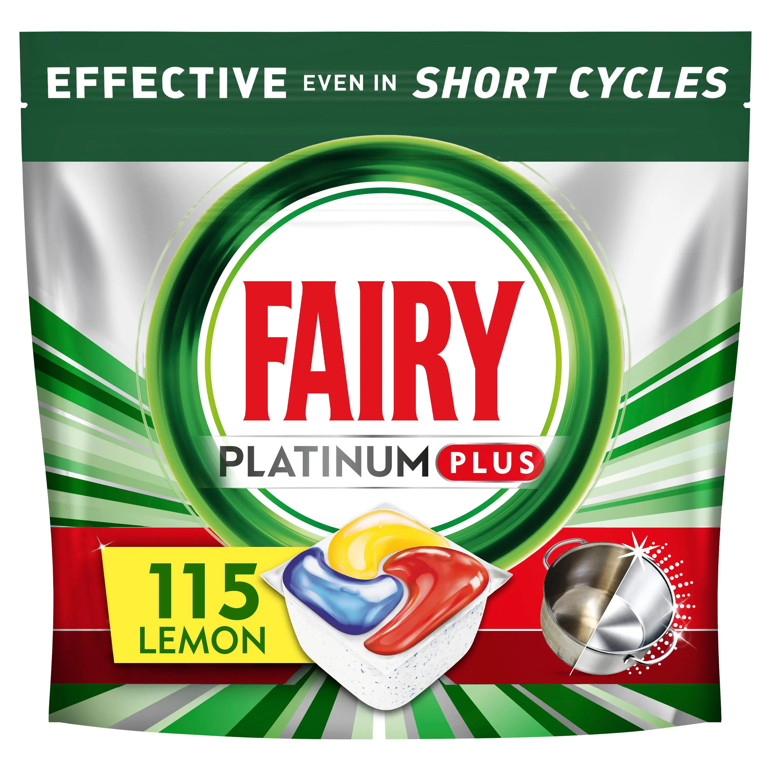 Kapsułki do zmywarki Fairy Platinum Plus Lemon 115szt.
