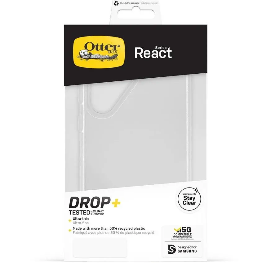 Etui OtterBox React do Samsung Galaxy S23 Ultra Przezroczysty