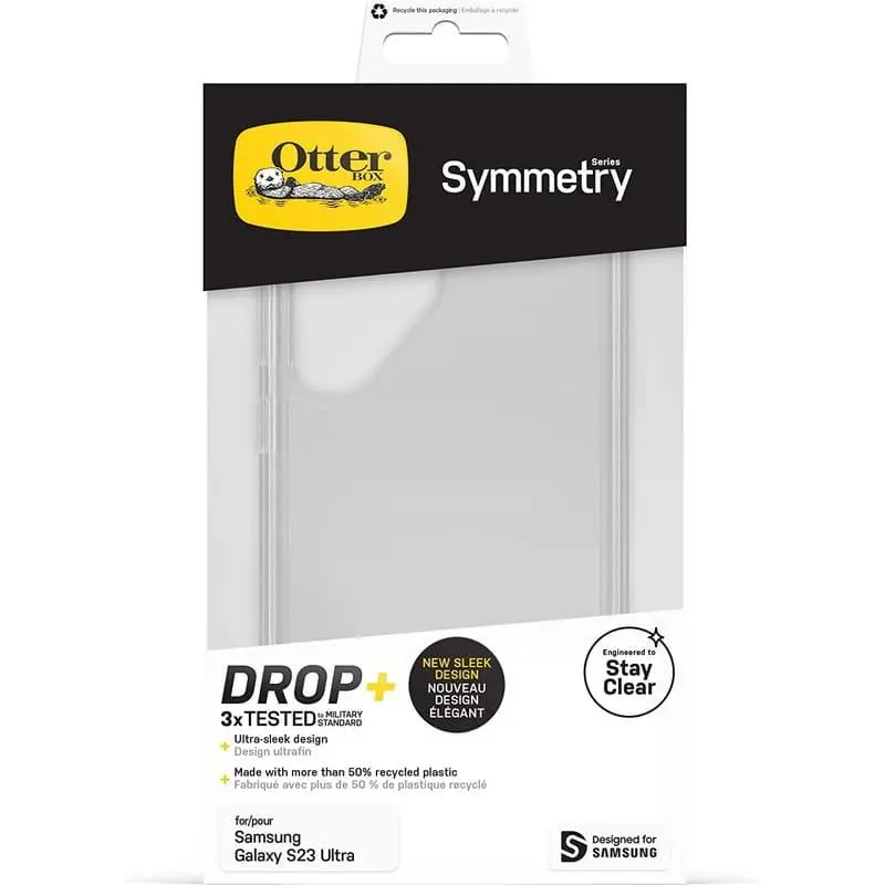 Etui OtterBox Symmetry do Samsung Galaxy S23 Ultra Przezroczysty