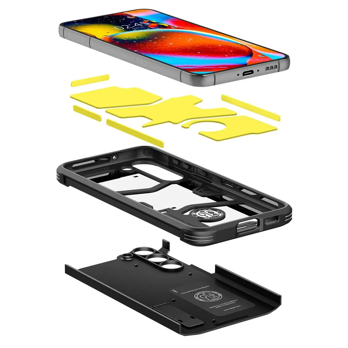 Etui Spigen Tough Armor do Samsung Galaxy S23 Czarny