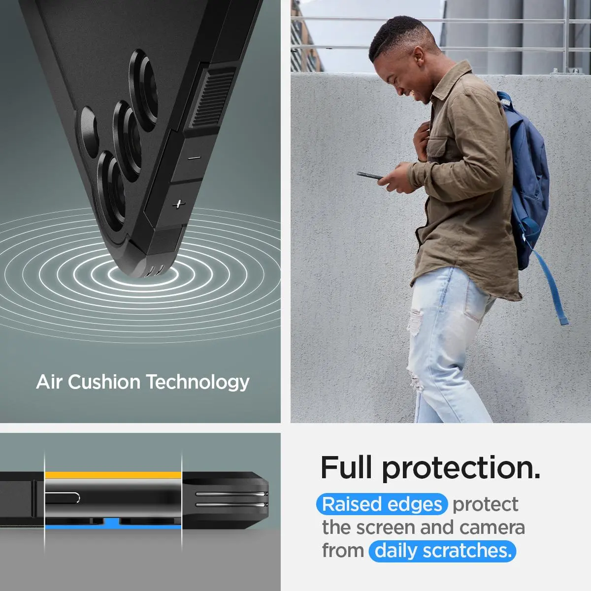 Etui Spigen Tough Armor do Samsung Galaxy S23 Czarny