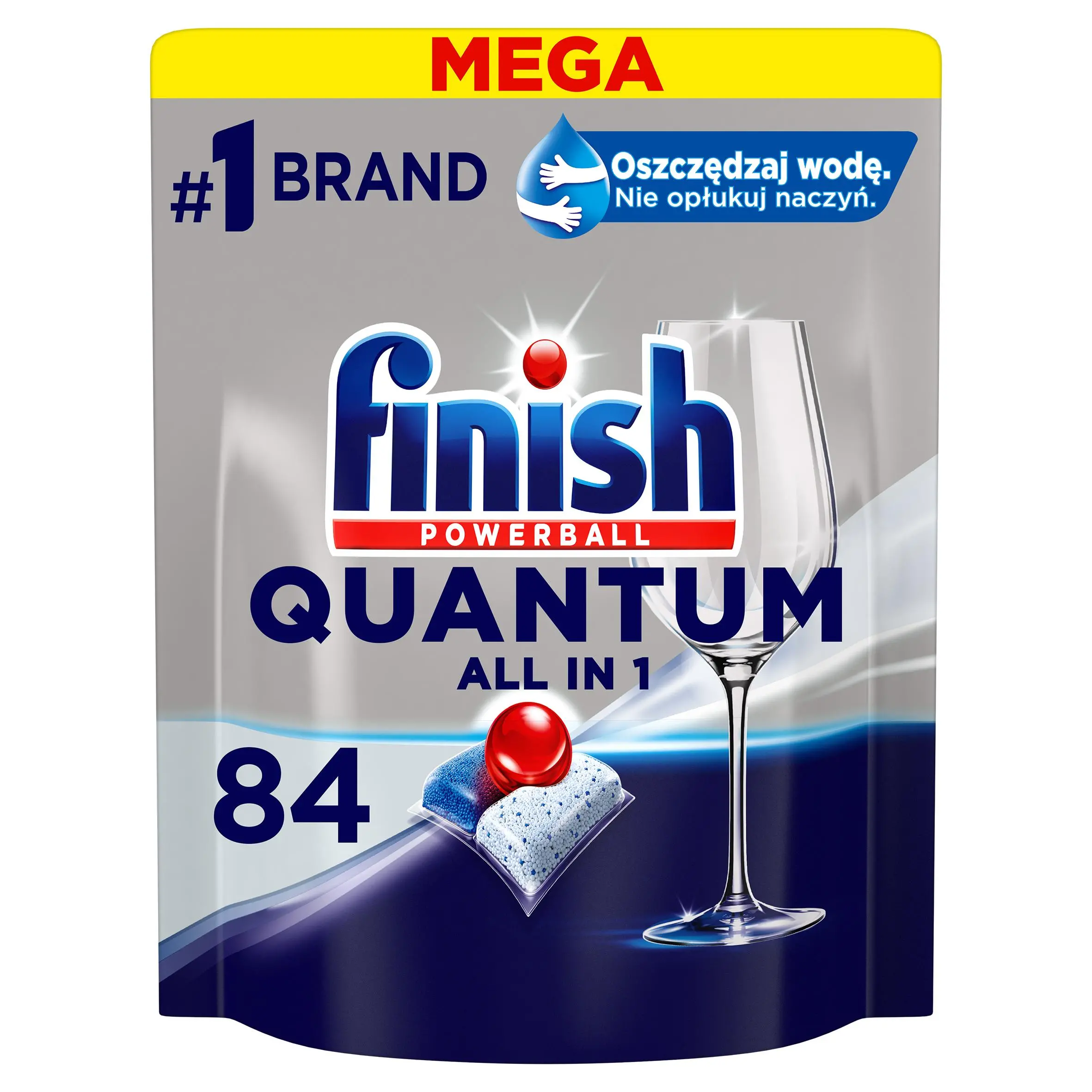 Kapsułki do zmywarki Finish Quantum Fresh All in 1 168szt.