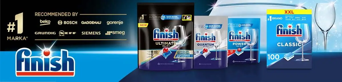 Kapsułki do zmywarki Finish Quantum Fresh All in 1 168szt.