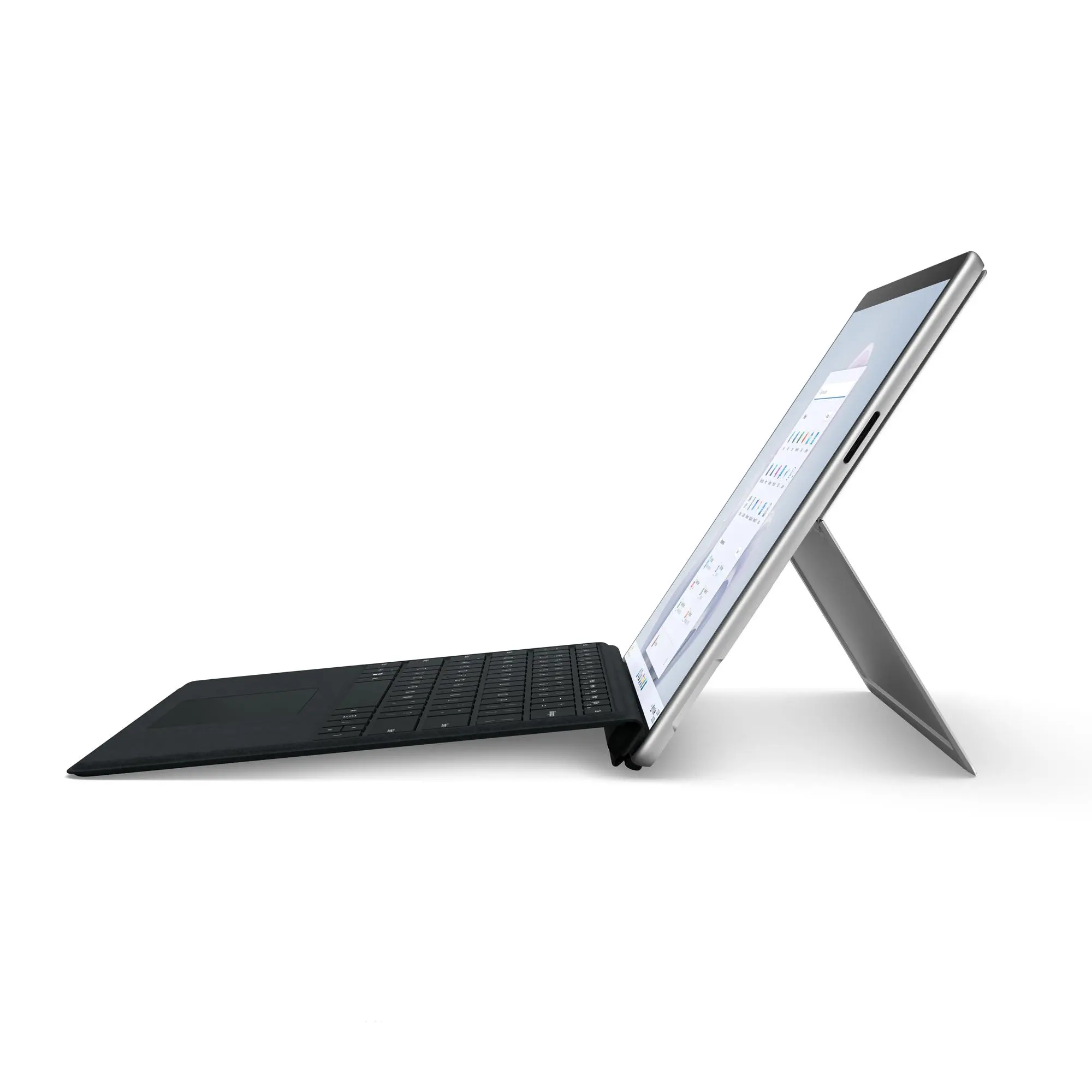 Laptop 2w1 Microsoft Surface Pro 9 13" i5-1235U 8GB RAM 256GB Dysk SSD Win11 Platynowy + klawiatura Czarny