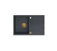 Quadron HB8203U8-C1 P2O Morgan 111 Granitowy Czarny metalik/Miedziany