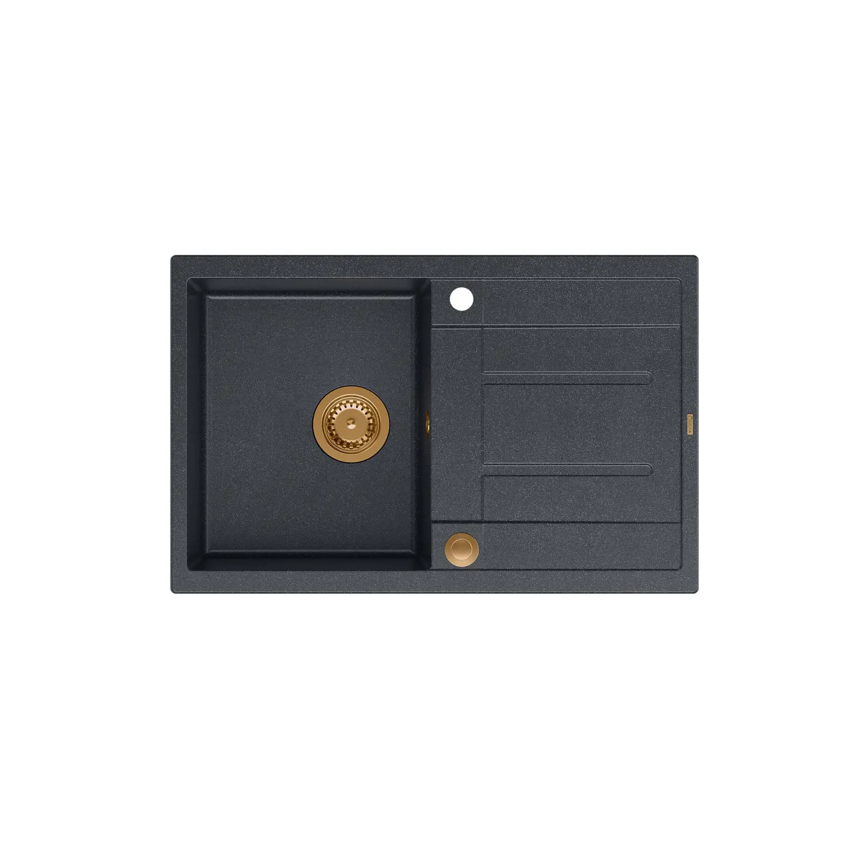 Quadron HB8203U8-C1 P2O Morgan 111 Granitowy Czarny metalik/Miedziany