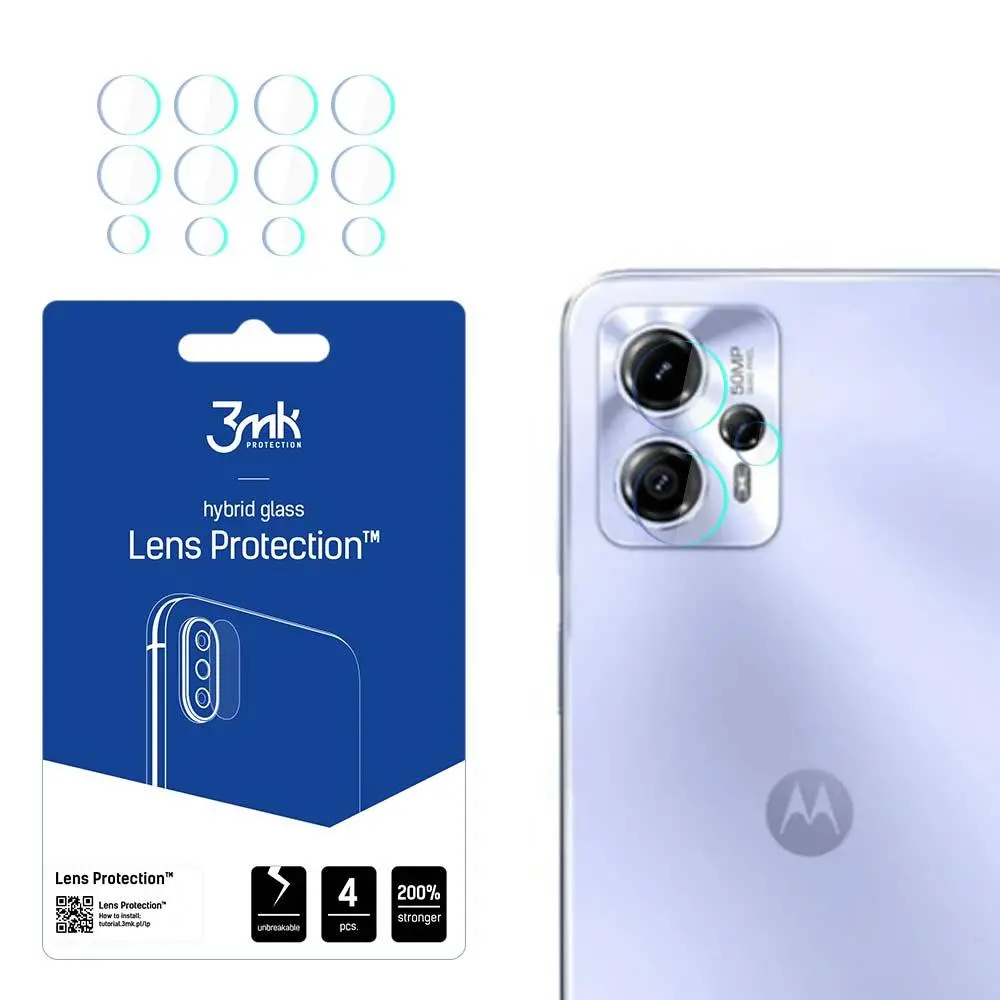 Szkło hybrydowe 3mk Lens Protect do Motorola Moto G13/G23