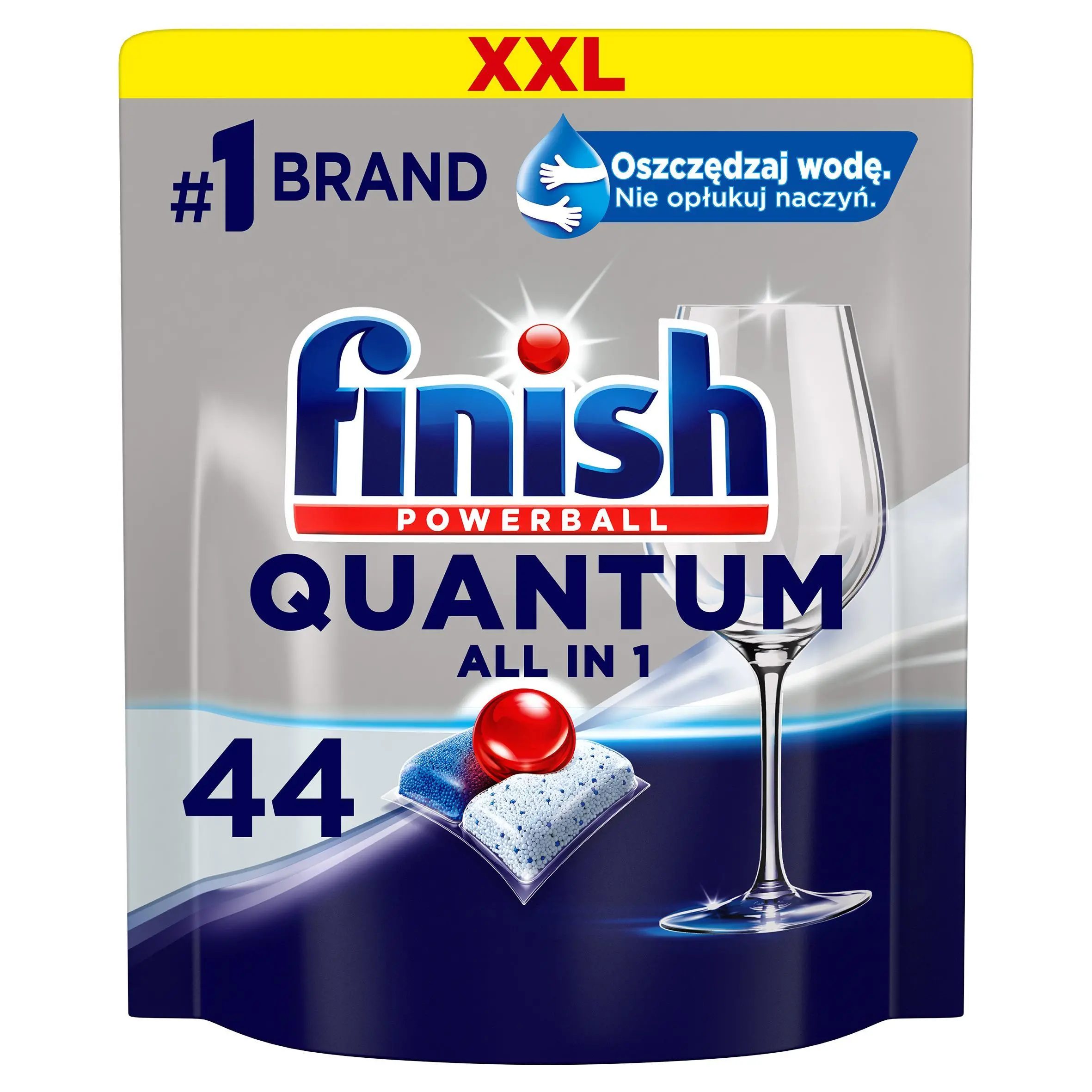Kapsułki do zmywarki Finish Quantum All in 1 Lemon + Regular 88szt.