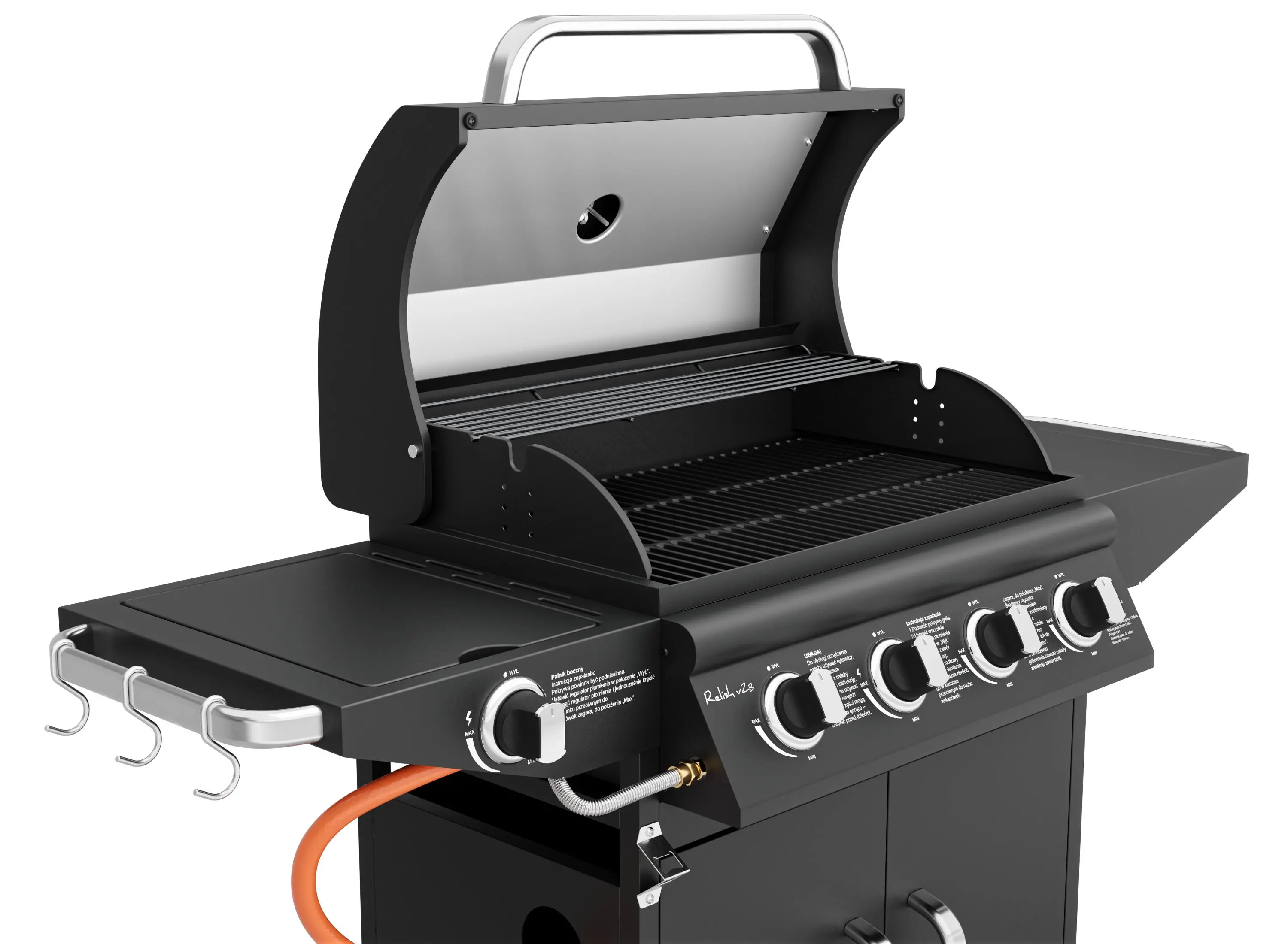 Grill gazowy Koler Relish v2 Czarny