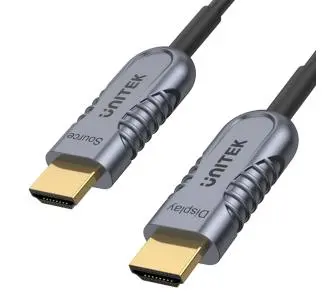 Kabel optyczny HDMI Unitek C11036DGY 100m Czarny