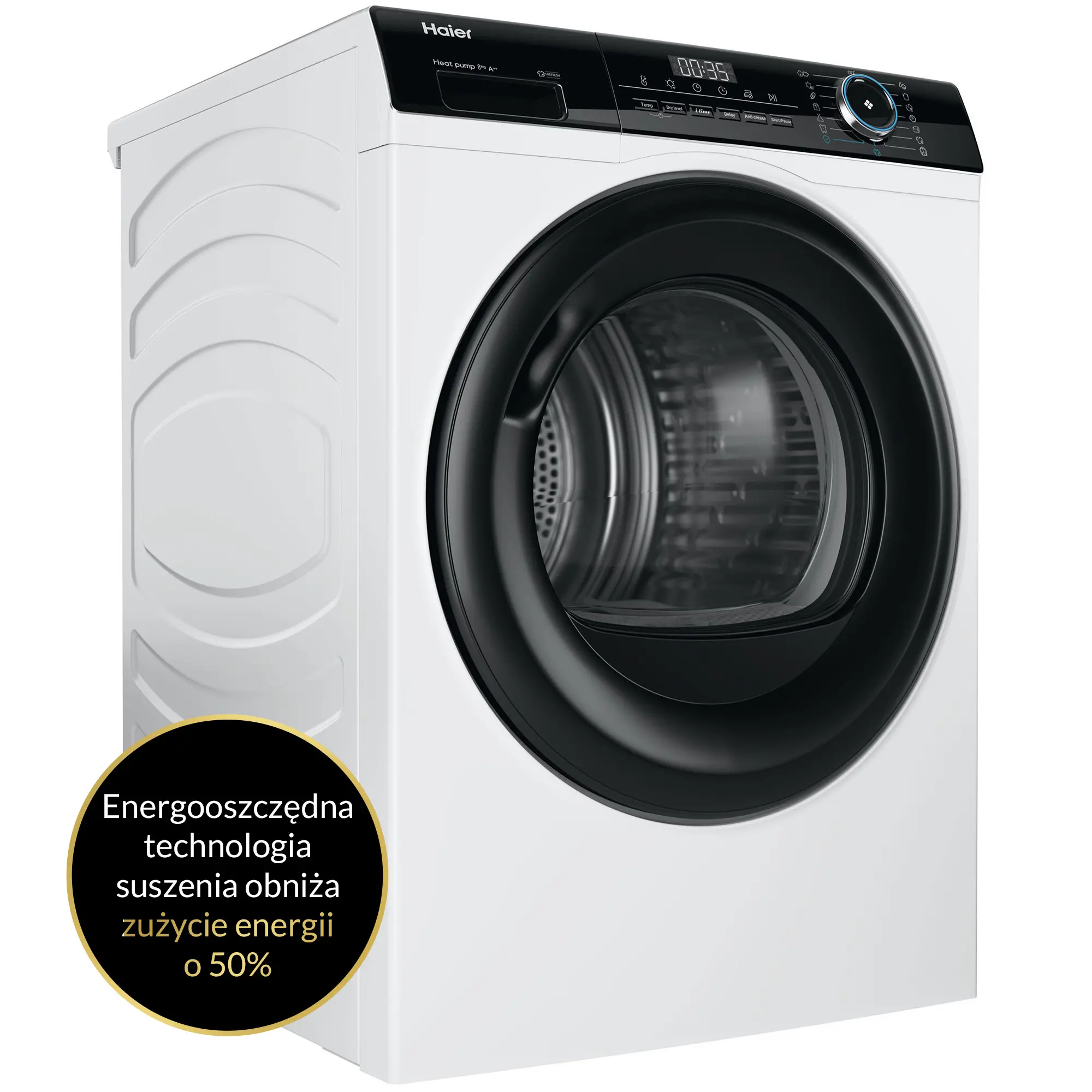 Suszarka Haier I-Pro 3 HD80-A2939-S 58cm 8kg