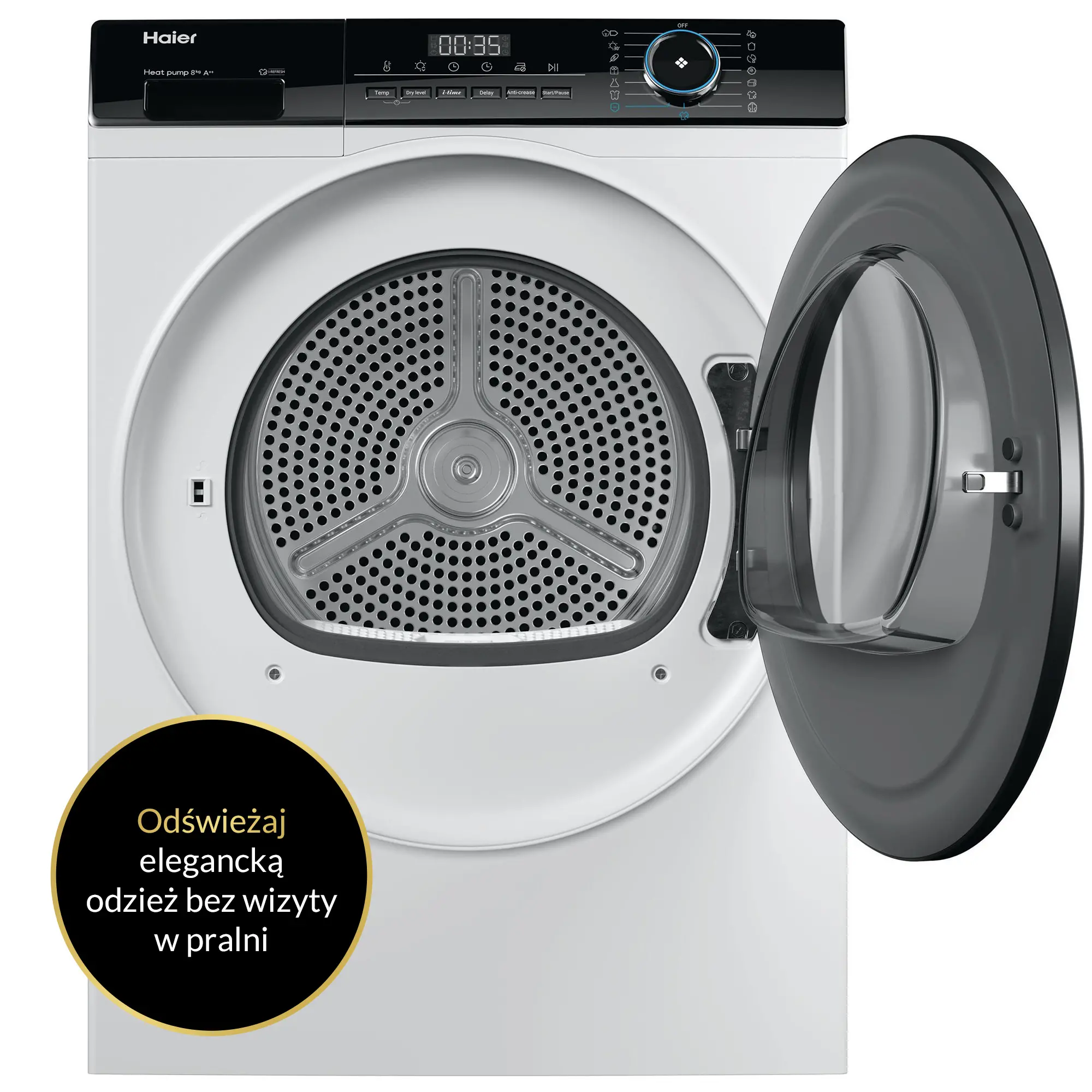 Suszarka Haier I-Pro 3 HD80-A2939-S 58cm 8kg