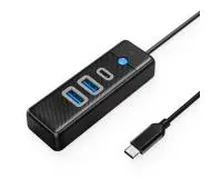 Orico PWC2U-C3-015-BK-EP USB-C 2x USB-A 3.1 + USB-C  Czarny