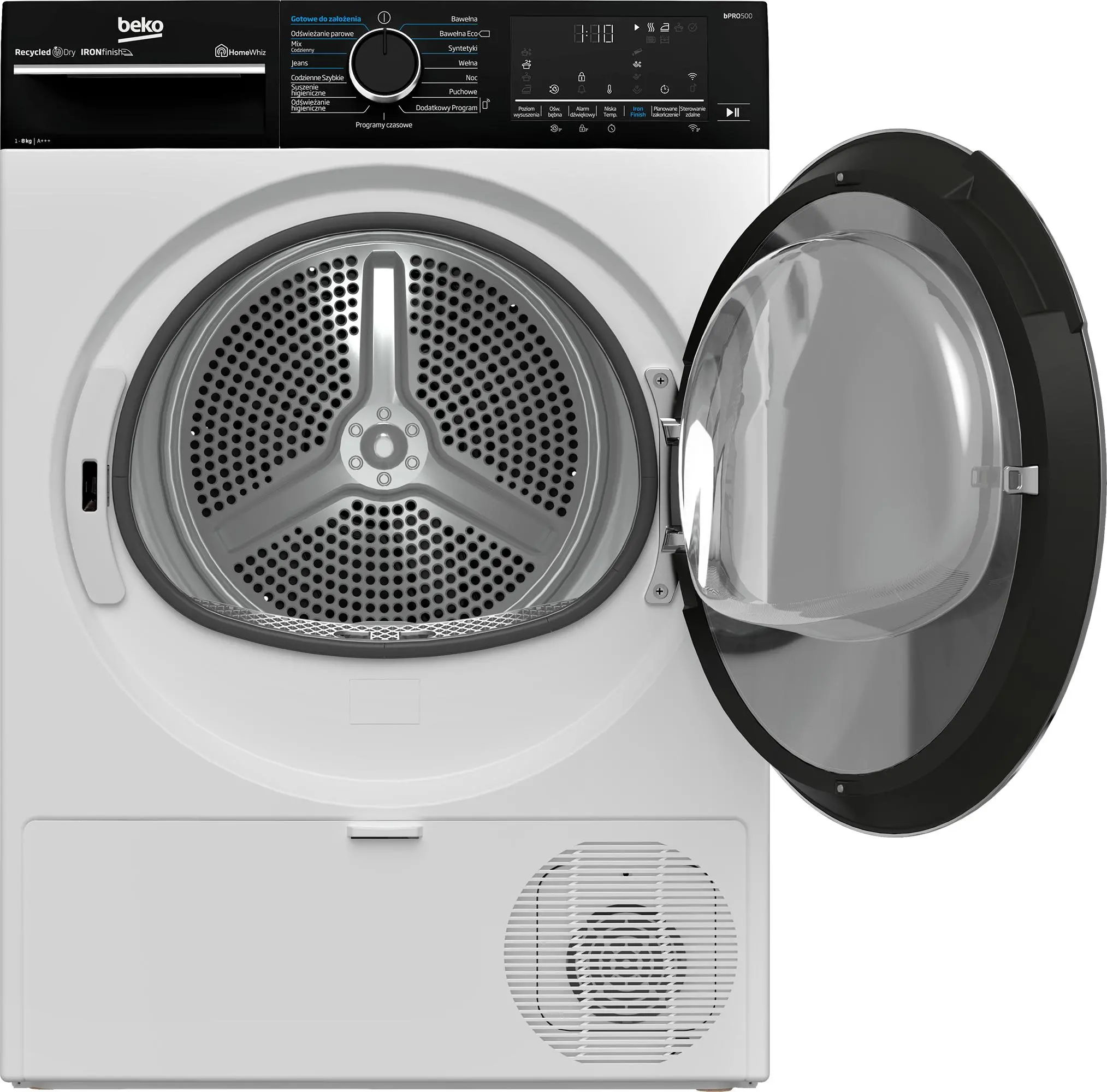 Suszarka Beko bPro500 B5T68243WBDC 52,1cm 8kg Zdalne sterowanie