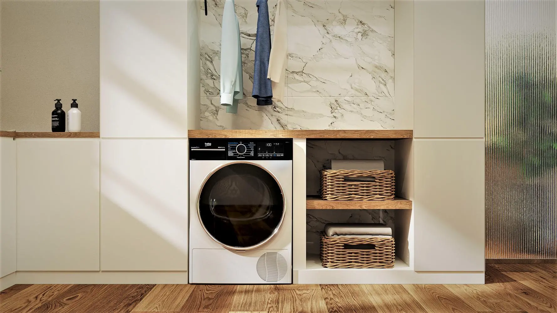 Suszarka Beko bPro500 B5T68243WBDC 52,1cm 8kg Zdalne sterowanie