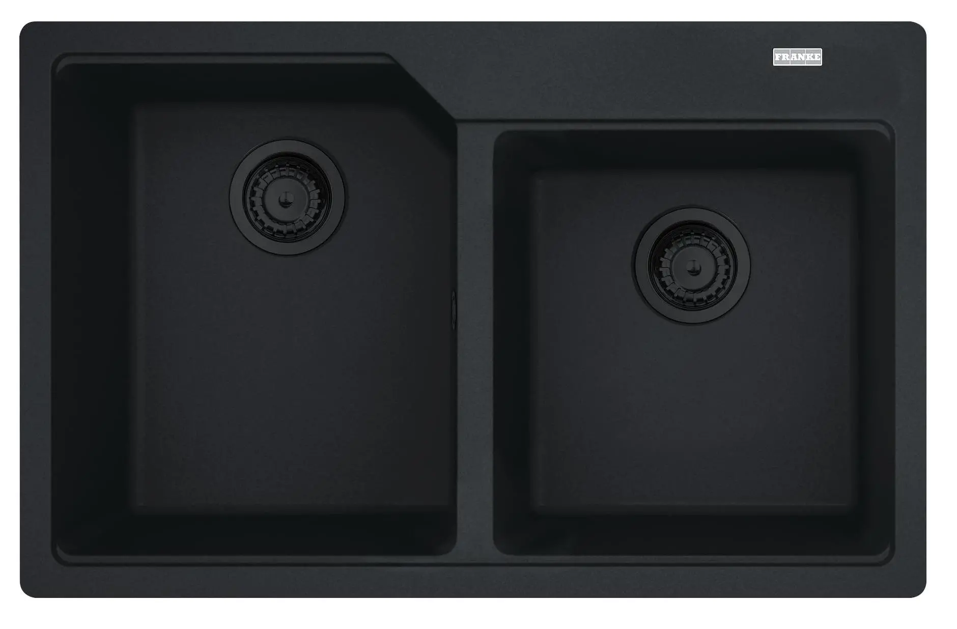 Franke Urban UBG 620-36-33 Granitowy Czarny mat