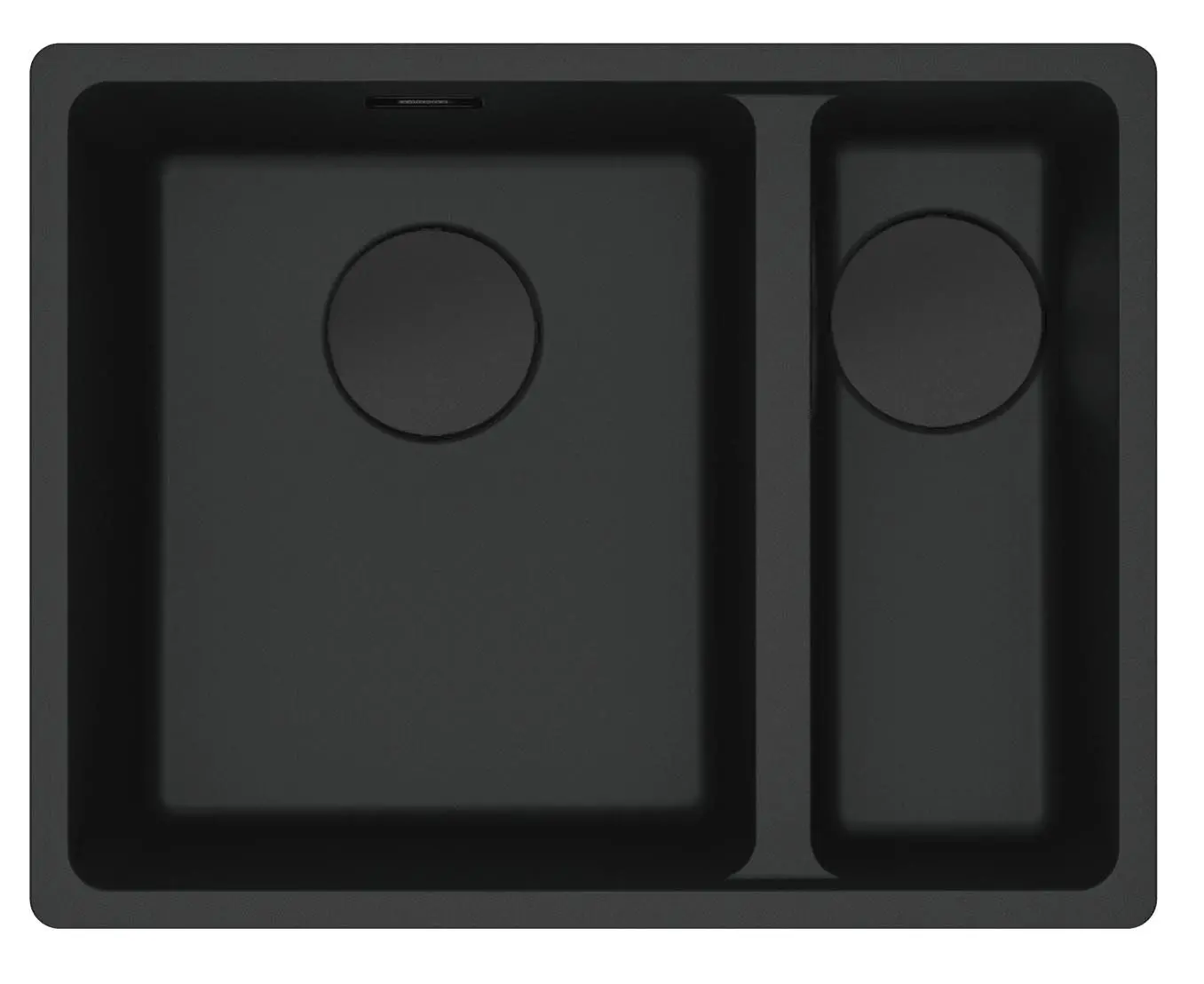 Zlewozmywak Franke Maris MRG 160-34-15 Komora z lewej strony Granitowy Czarny mat