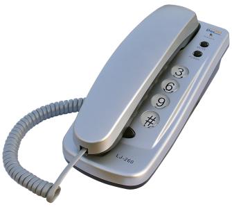 Telefon Dartel LJ-260 - srebrny
