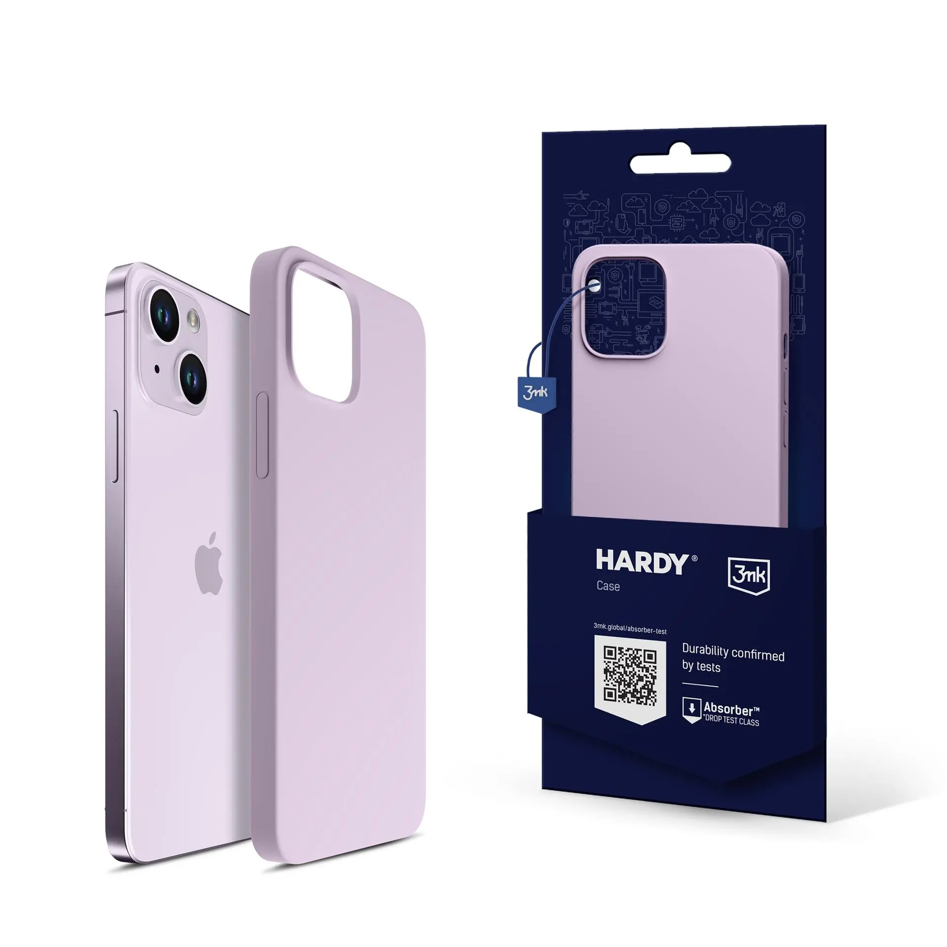 Etui 3mk Hardy Silicone Mag Case Light do iPhone 14