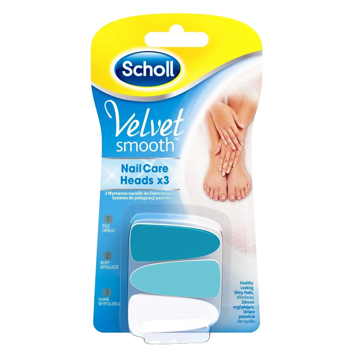 Wymienna głowica Scholl Velvet Smooth 3szt.