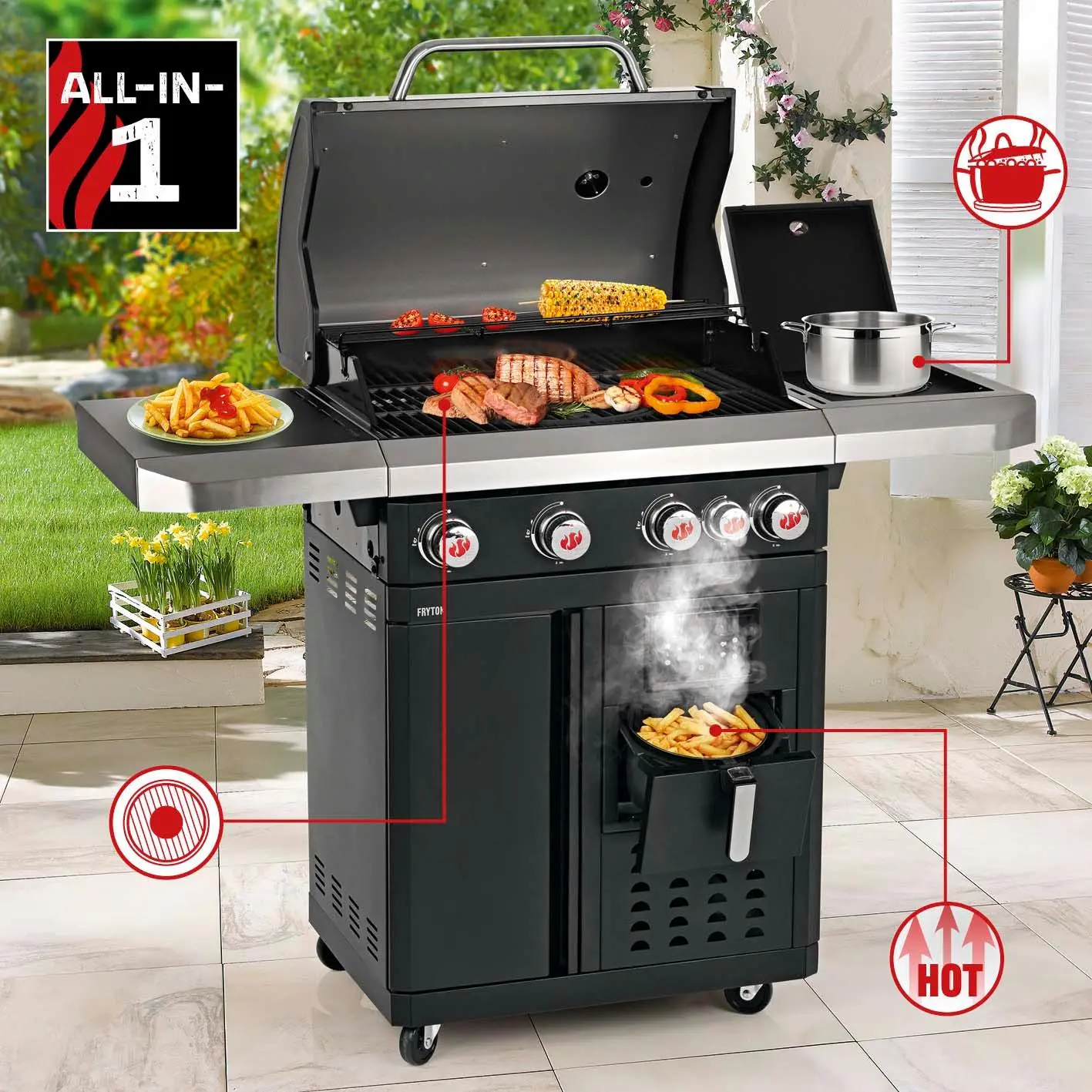 Grill gazowy Landmann Fryton Cook PTS 4.1