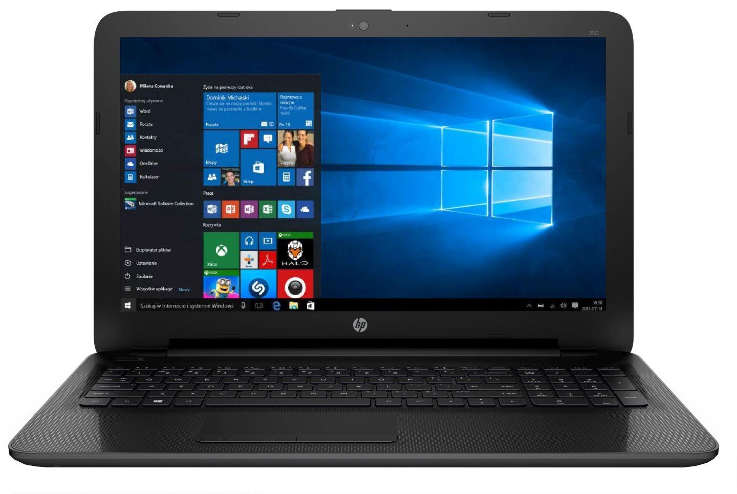 HP 250 15,6" Intel® Celeron™ N3050 4GB RAM 1TB Dysk Win10