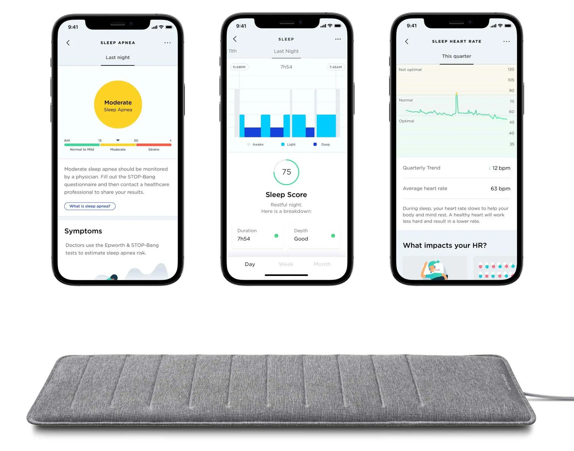 Mata do monitorowania snu Withings WSM02