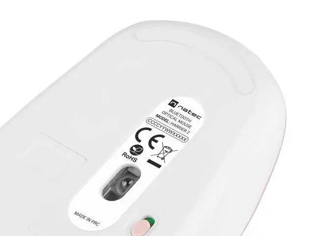 Myszka Natec Harrier 2 Biało-różowy