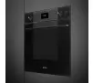 Piekarnik elektryczny parowy Smeg Linea SO6101S2B3 Termoobieg Czarny