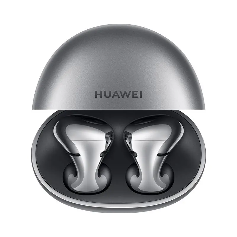 Słuchawki bezprzewodowe Huawei FreeBuds 5 ANC z etui ładującym Douszne Bluetooth 5.2 Srebrny