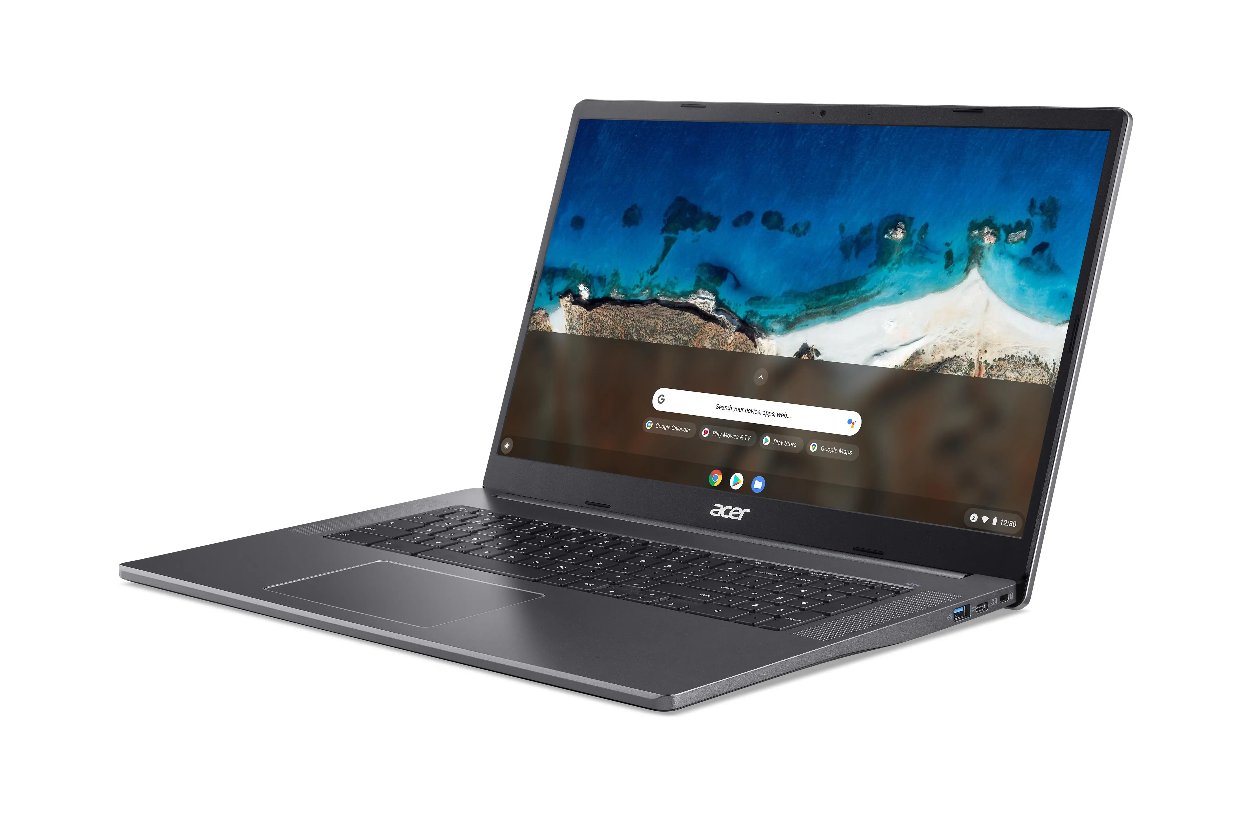 Laptop chromebook Acer Chromebook 317 CB317-1HT-C031 17,3" Celeron N4500 8GB RAM 128GB Dysk ChromeOS Szary