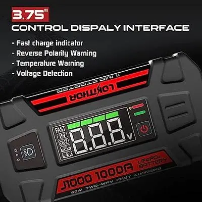 Powerbank Lokithor J1000 Jump Starter 1000A 12V 26Wh Szary