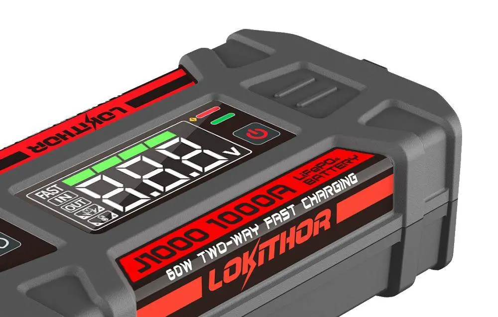 Powerbank Lokithor J1000 Jump Starter 1000A 12V 26Wh Szary