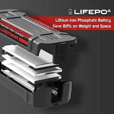 Powerbank Lokithor J1000 Jump Starter 1000A 12V 26Wh Szary
