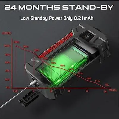 Powerbank Lokithor J1000 Jump Starter 1000A 12V 26Wh Szary