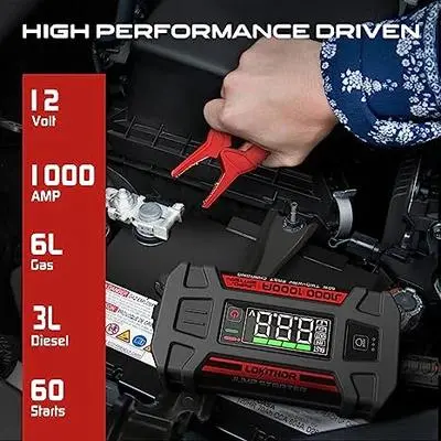 Powerbank Lokithor J1000 Jump Starter 1000A 12V 26Wh Szary